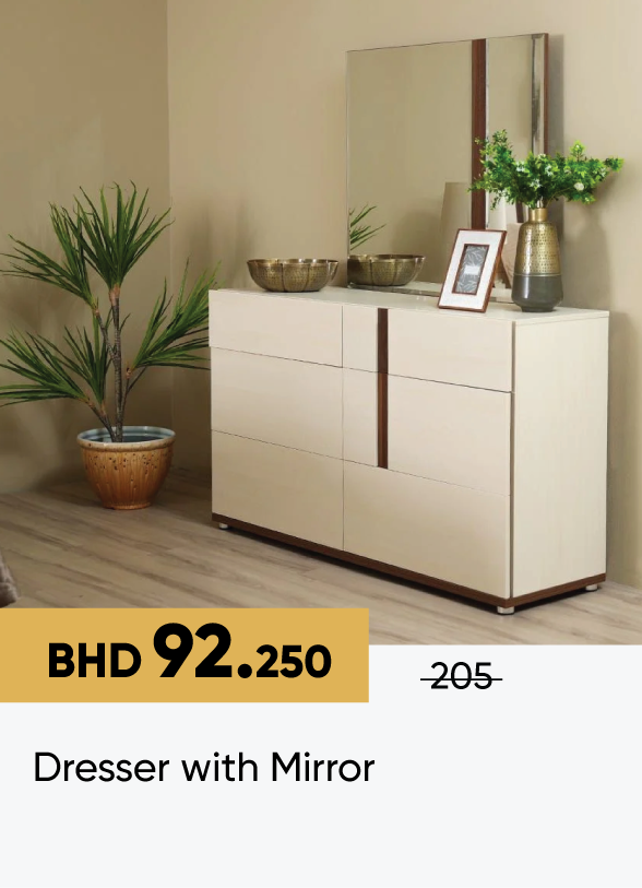 SFSB25-SD-Dresser with Mirror